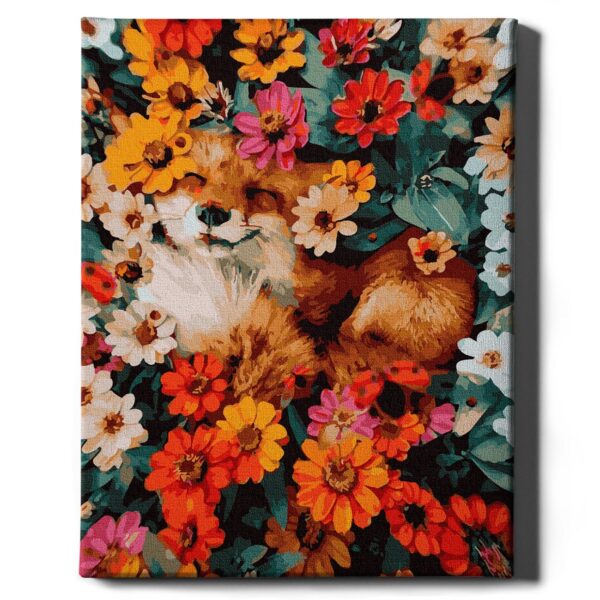 A fox among flowers