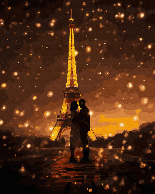 Tapyba pagal skaicius Romantiskasis Paryzius manotapyba.lt2