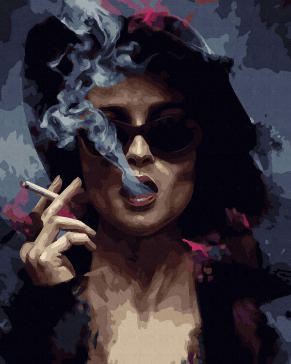 Girl with a cigarette - Image 2