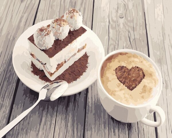 Cappuccino with tiramisu - Image 2