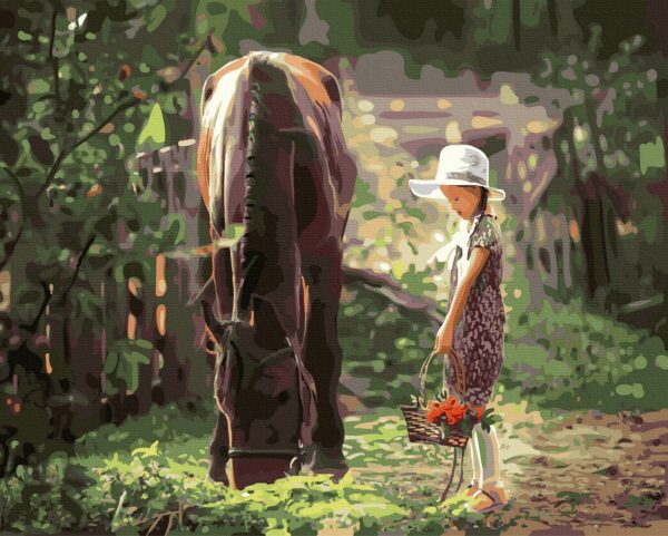 Friendship between a horse and a girl - Image 2