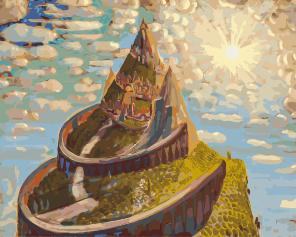 "Pasaka (Pils pasaka)" (1909) - M.K.Čurlionis reprodukcija - Image 2