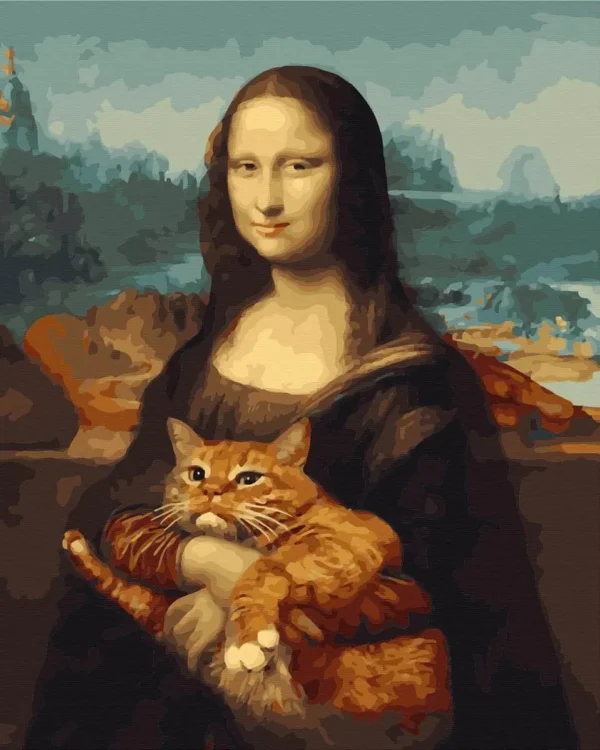 Mona Lisa and the cat - Image 2