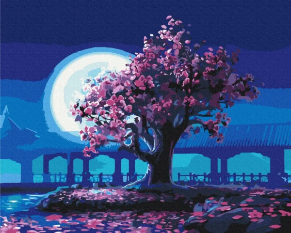 Sakura and the moon - Image 2