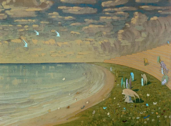 „Angelėliai (Rojus)" (1909 m.) M.K.Čiurlionis – reprodukcija - Image 3