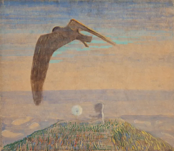 "Fairy tale. Painting II from a triptych" (1907) M.K.Čiurlionis - reproduction - Image 3