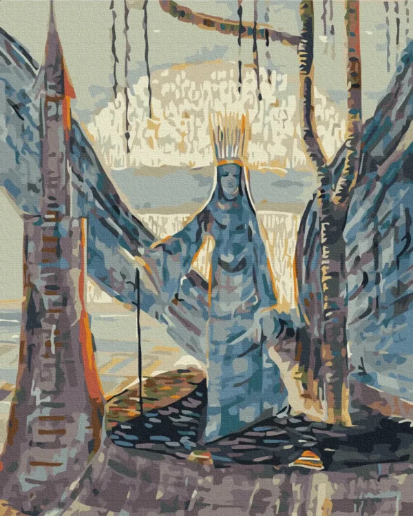 „Pasaka. III paveikslas iš triptiko" (1907 m.) M.K.Čiurlionis – reprodukcija - Image 2