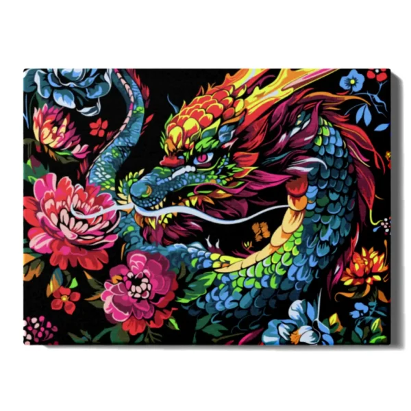 Colourful dragon