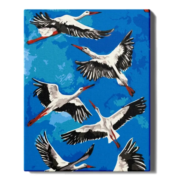 tapyba pagal skaicius gandrai manotapyba.lt