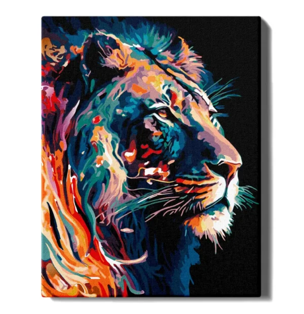 tapyba pagal skaicius spalvingas liutas manotapyba.lt