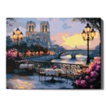 tapyba pagal skaicius_vakaras prancuzijoje_manotapyba.lt