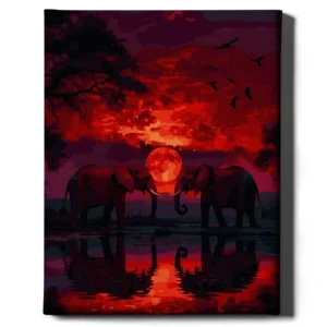 Drambliai ir mėnulis