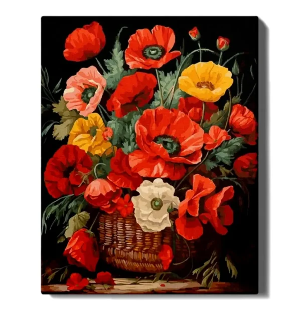 tapyba pagal skaicius_geliu krepselis_manotapyba.lt tapyba pagal skaicius geliu krepselis manotapyba.lt