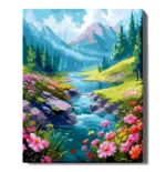 tapyba pagal skaicius_kalnu upelis_manotapyba.lt