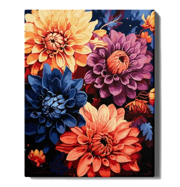 tapyba pagal skaicius spalvingi jurginai manotapyba.lt