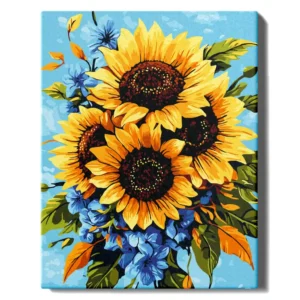 Saulėgrąžų puokštė