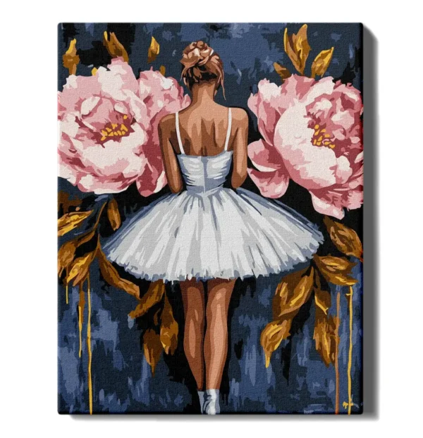 tapyba pagal skaicius balerina ir rozines geles manotapyba.lt