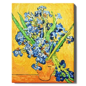 Irisai vazoje. Vincent van Gogh