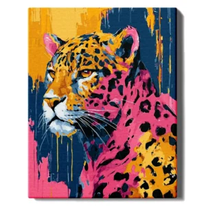 Spalvingas leopardas